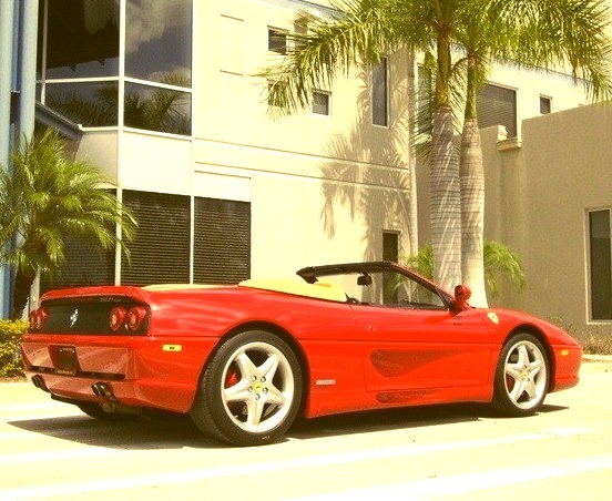 Red Ferrari Convertible